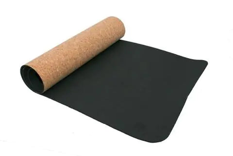 Natural Rubber Yoga Mat TPE with Cork Material - Tivana Wellness