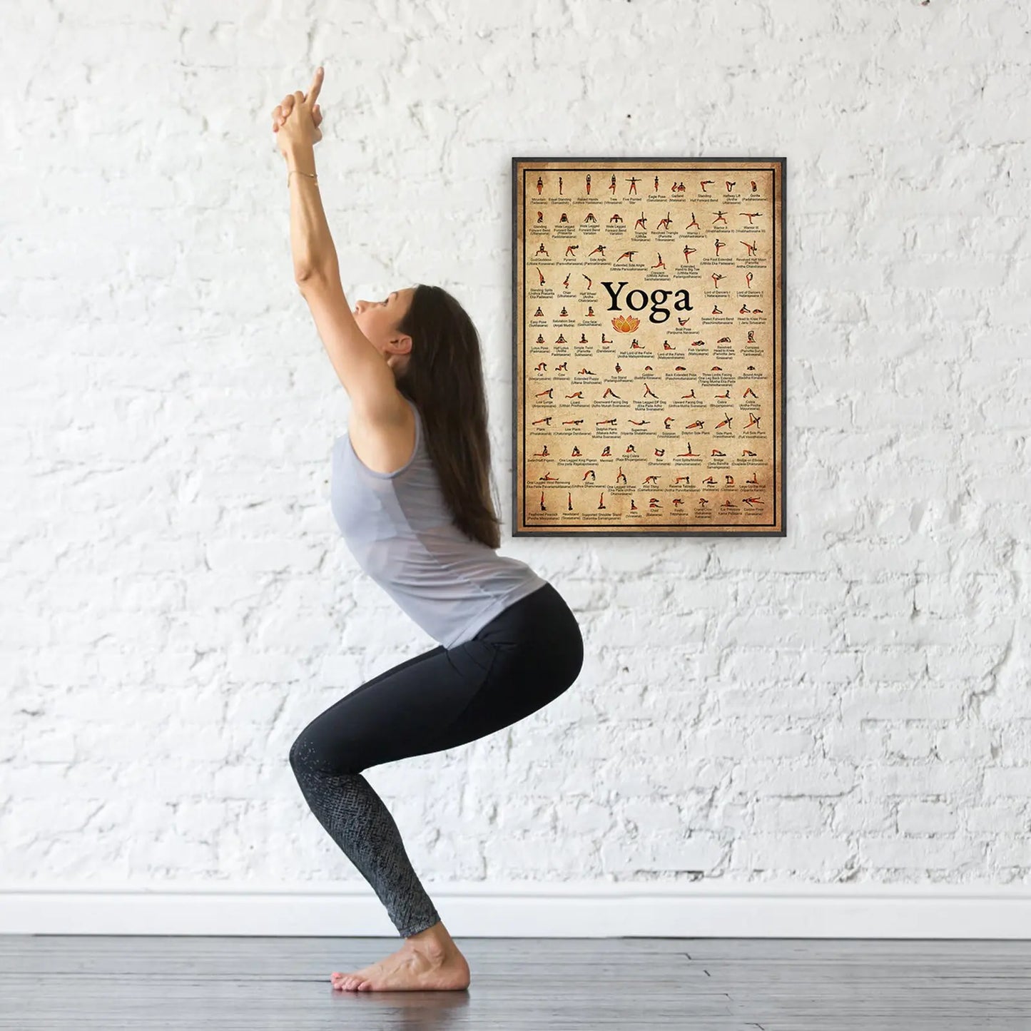 Yoga Poses Poster - Tivana Wellness